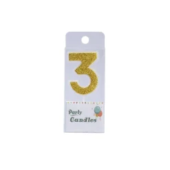 Cijferkaars Goud Glitter #3