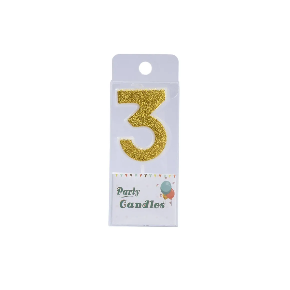 Cijferkaars Goud Glitter #3