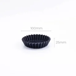 CleanBaking Kunststof Vlaaipan Gekarteld Ø8,5cm
