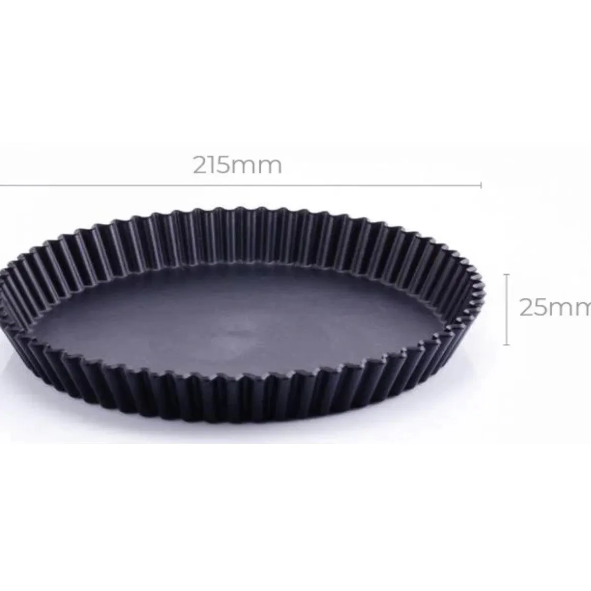 CleanBaking Kunststof Vlaaipan Gekarteld Ø18,5cm