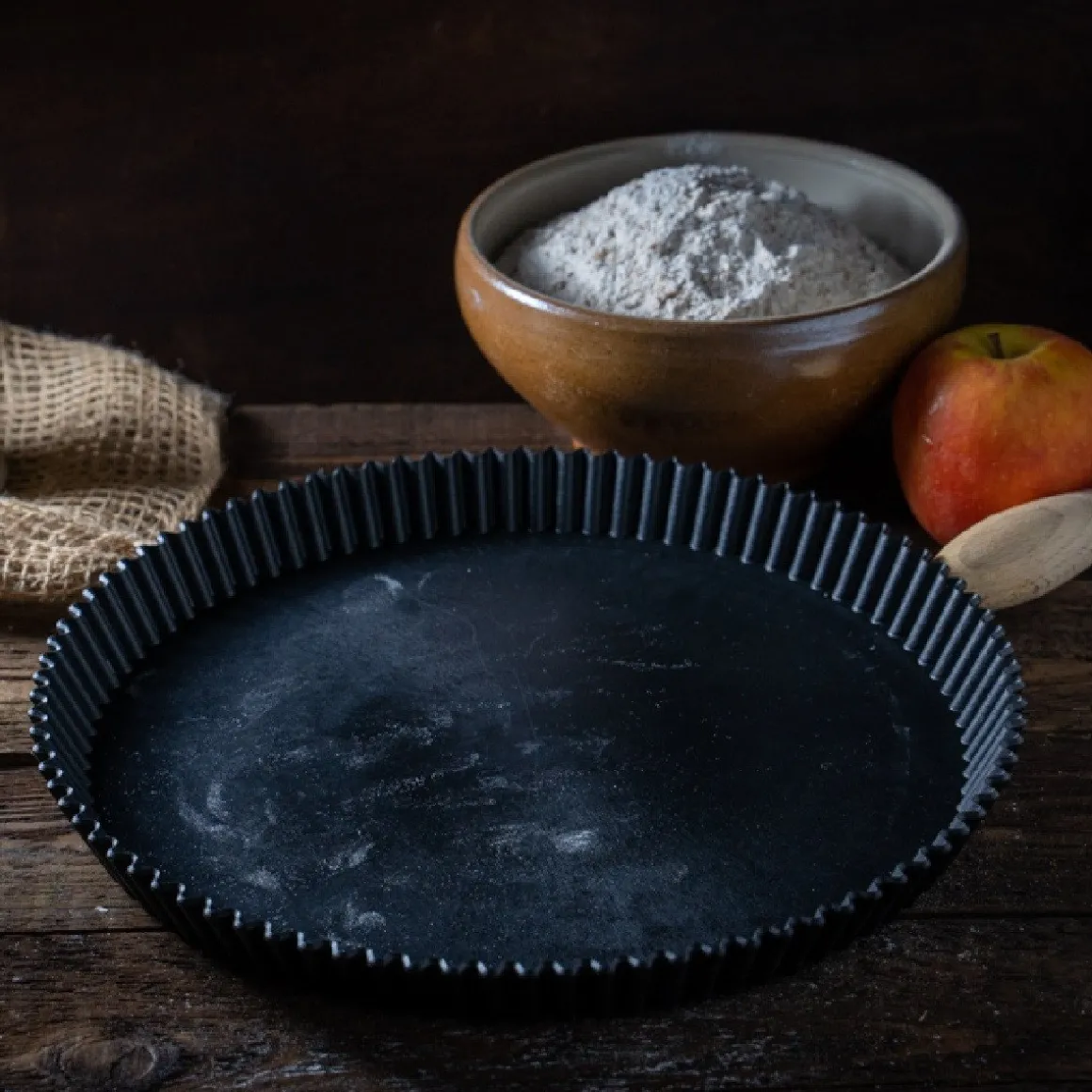 CleanBaking Kunststof Vlaaipan Gekarteld Ø26,5cm