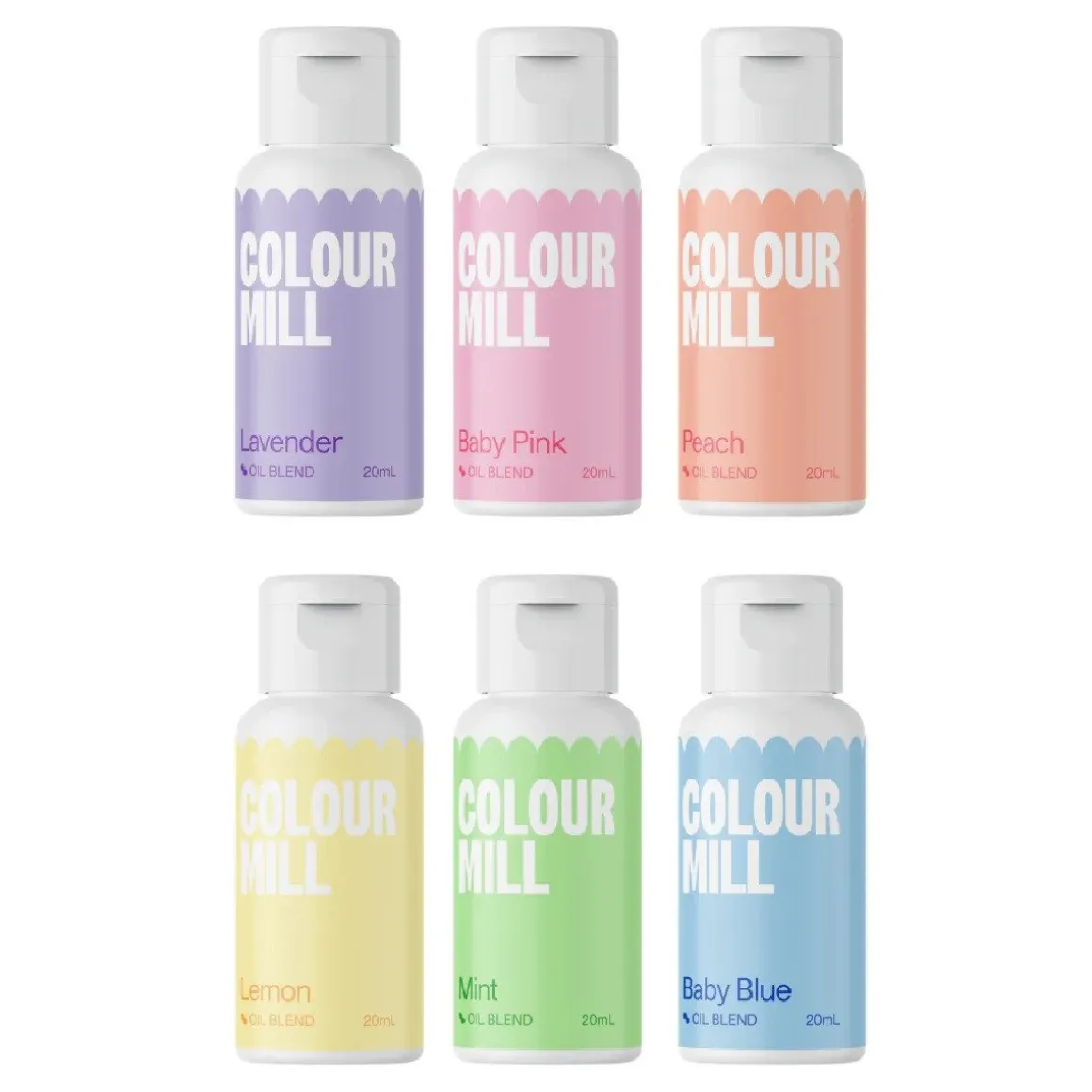 Colour Mill Kleurstof Oil Blend Pastel Set/6