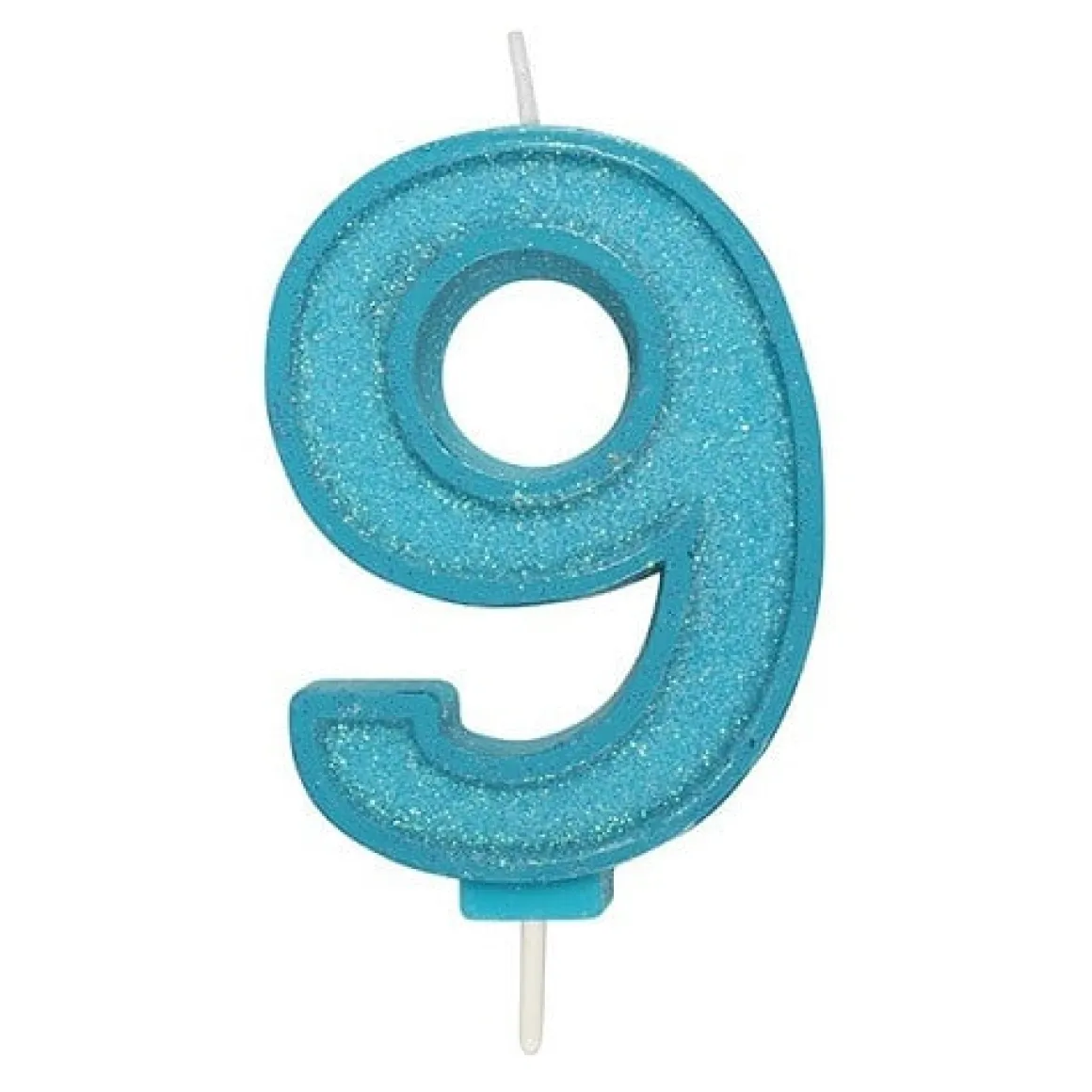 Culpitt Cijferkaars #9 Blauw met Glitter