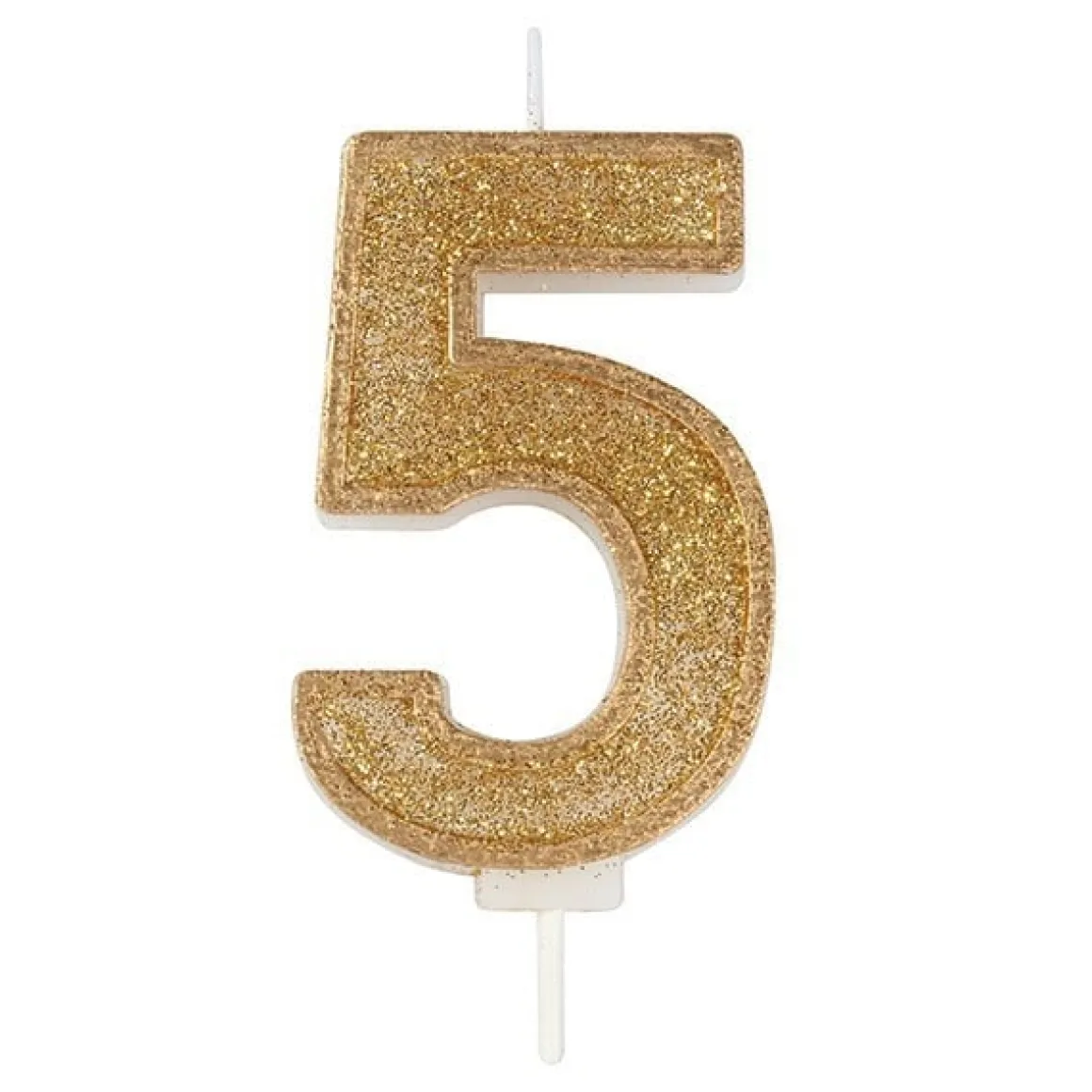 Culpitt Cijferkaars #5 Goud met Glitter