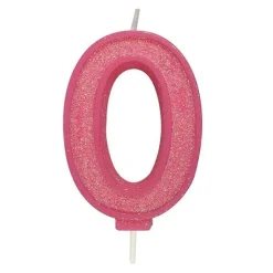Culpitt Cijferkaars #0 Roze met Glitter