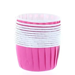 Culpitt Cupcake Vormpjes Donker Roze 50mm 12st.
