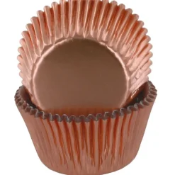 Culpitt Cupcake Vormpjes Folie Rosé Goud 50mm 50st.