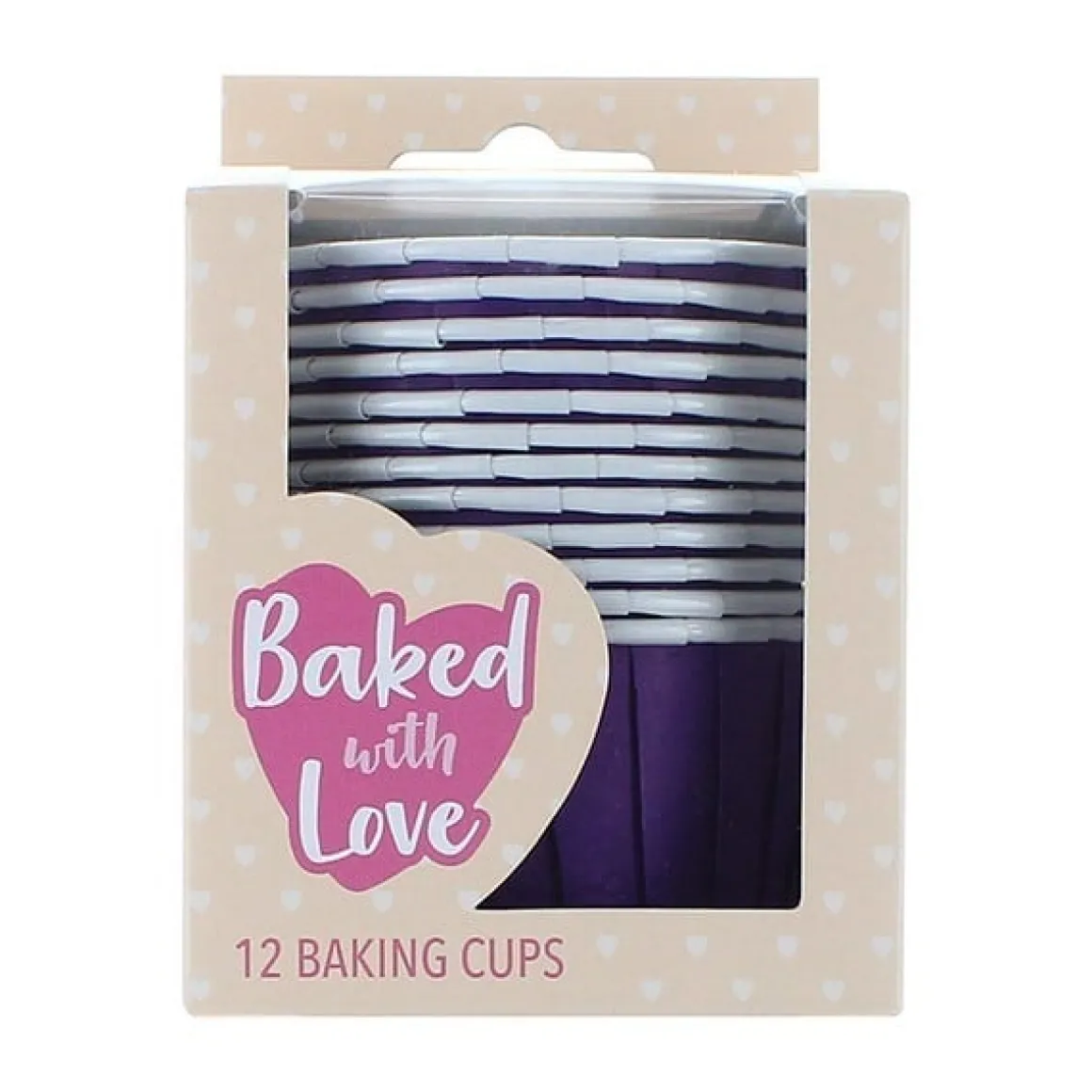 Culpitt Cupcake Vormpjes Paars 50mm 12st.