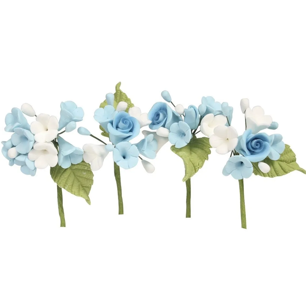 Culpitt Gumpaste Spray Blauwe Mini Rozen 4st.