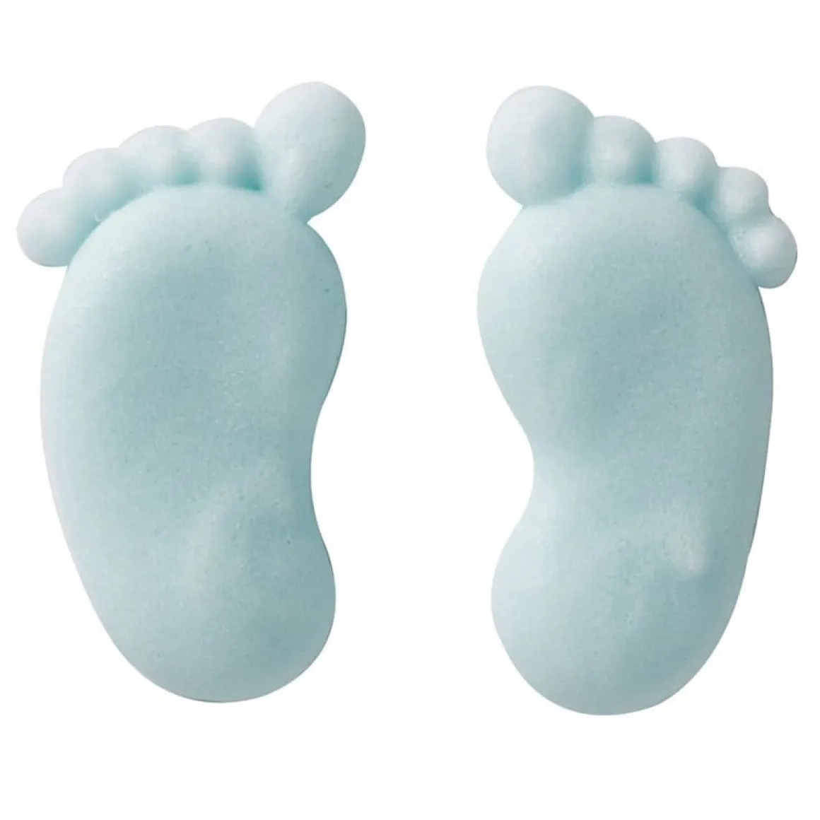 Culpitt Suikerdecoratie Babyvoetjes blauw 100st.