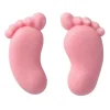 Culpitt Suikerdecoratie Babyvoetjes roze 100st.