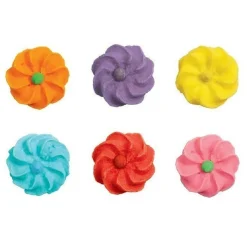 Culpitt Suikerdecoratie Bloemen Gekleurd 1000st.