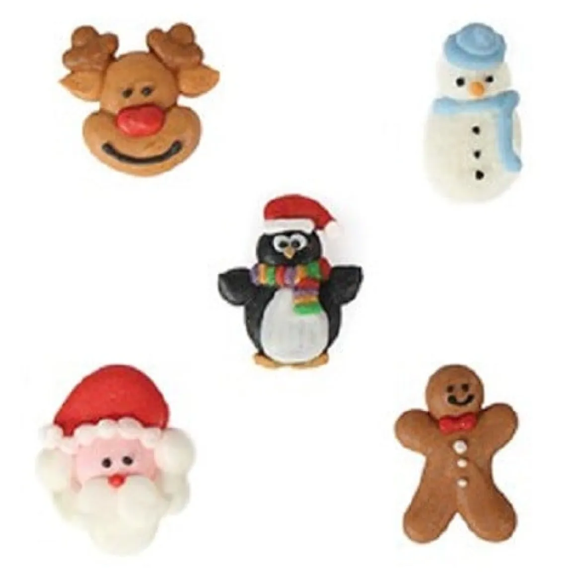 Culpitt Suikerdecoratie Kerstfiguurtjes 200st.