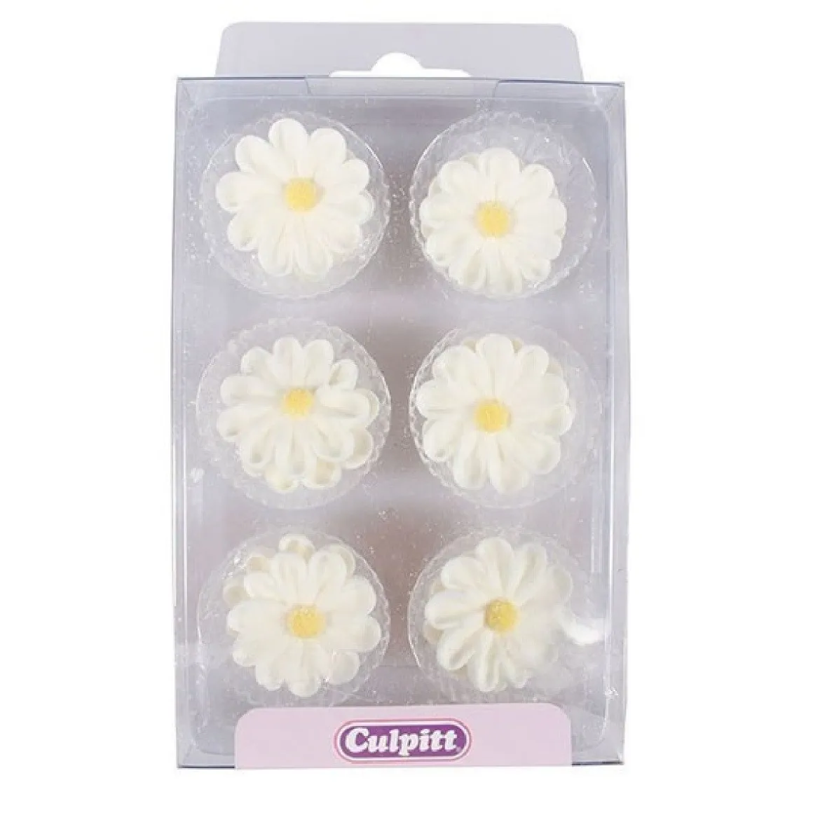 Culpitt Suikerdecoratie Madeliefjes 12st.