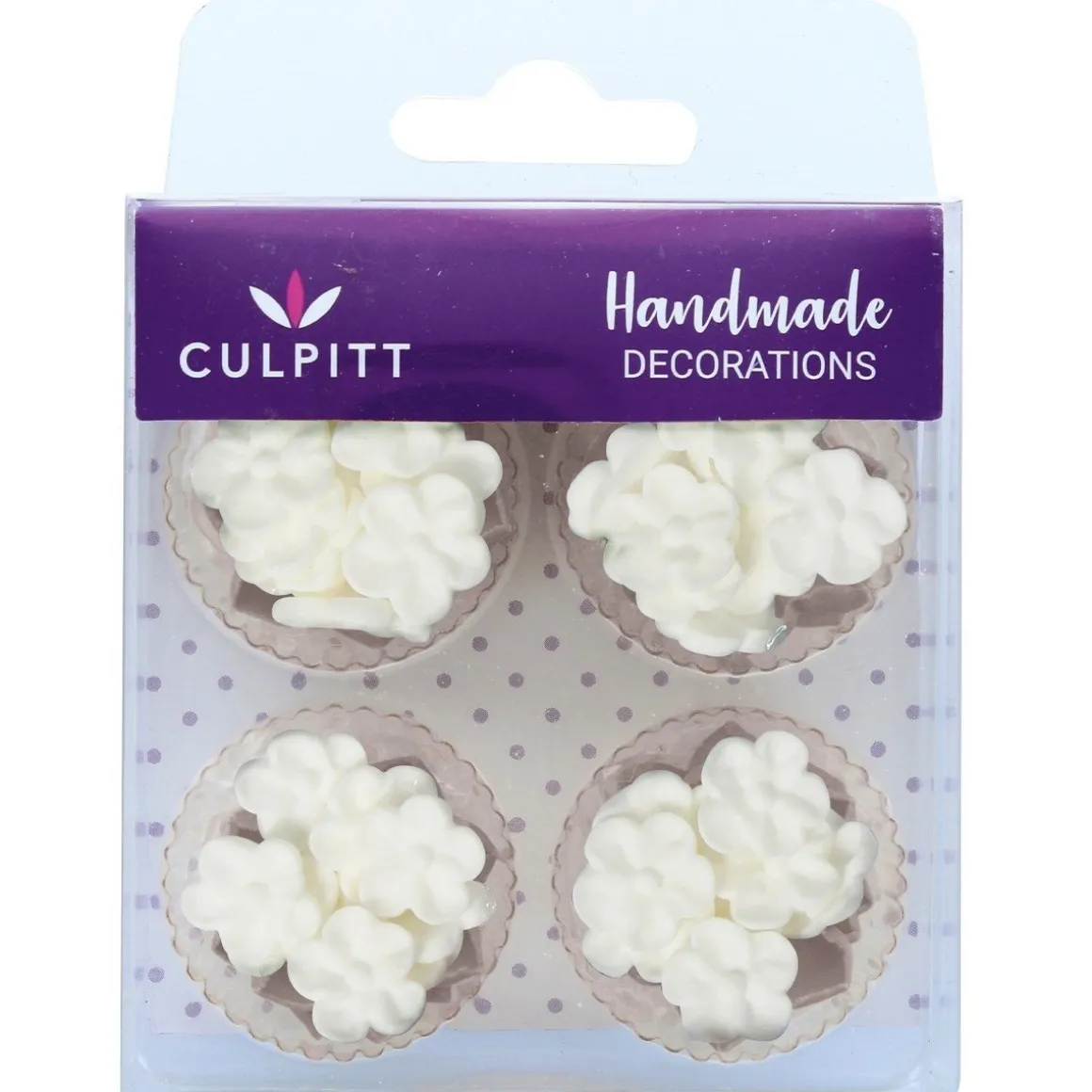 Culpitt Suikerdecoratie Mini Bloesems Wit 48st.