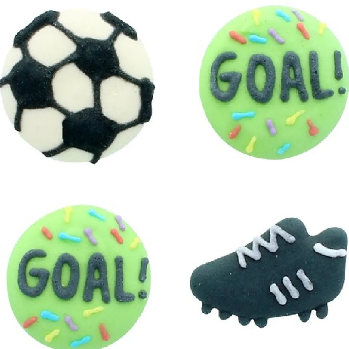 Culpitt Suikerdecoratie Voetbal 25mm 12st.