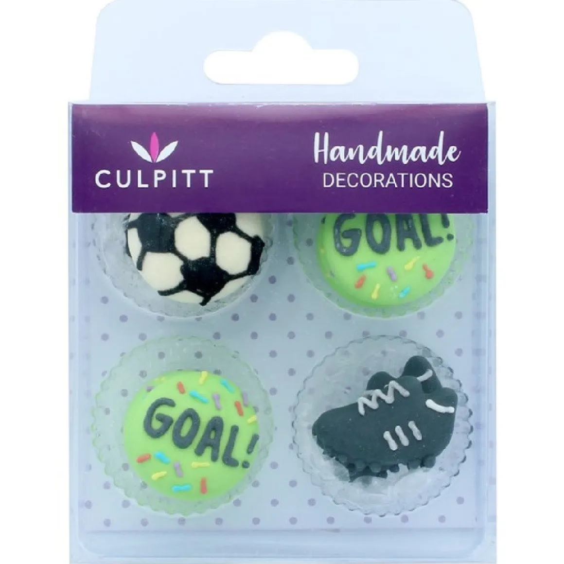 Culpitt Suikerdecoratie Voetbal 25mm 12st.