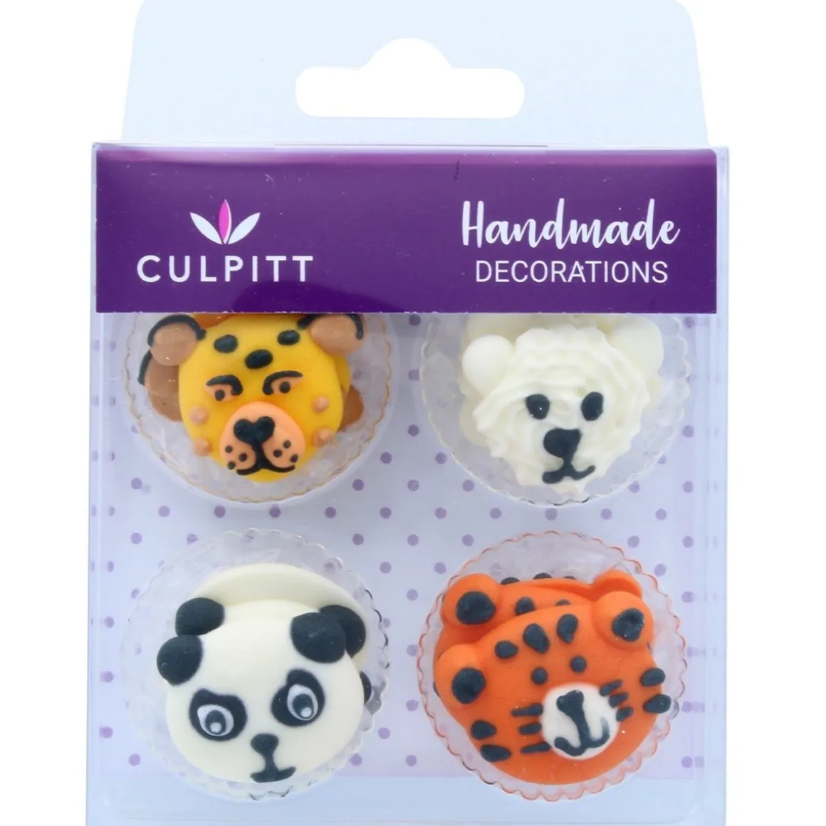 Culpitt Suikerdecoratie Wilde Dieren 12st.