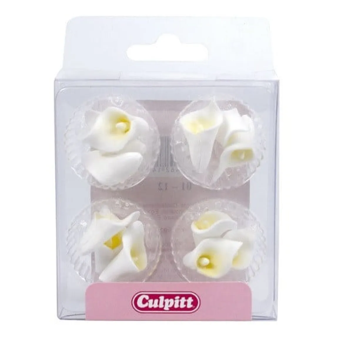 Culpitt Suikerdecoratie Witte Lelies 12st.