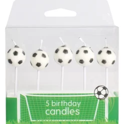 Culpitt Taartkaarsjes Voetbal 5st.