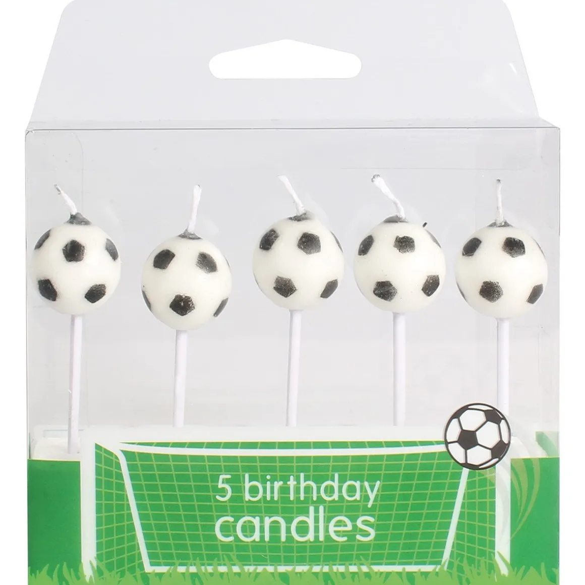 Culpitt Taartkaarsjes Voetbal 5st.