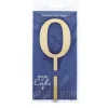 Culpitt Taarttopper Cijfer 0 Hout 61x183mm**