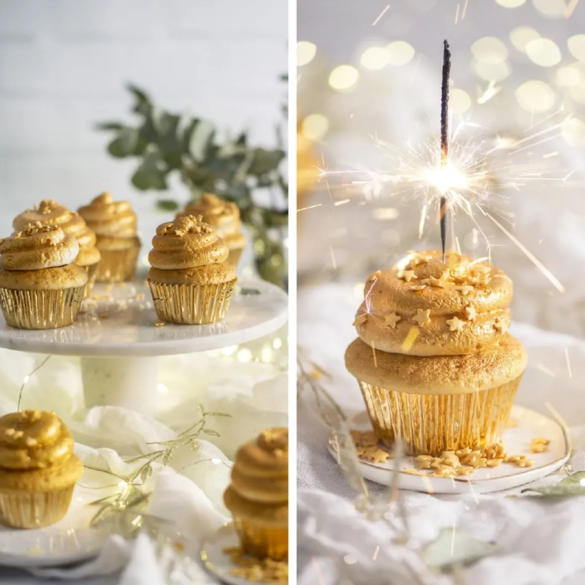 Cupcake Vormpjes Goud Ø50x32(h) mm 60 stuks
