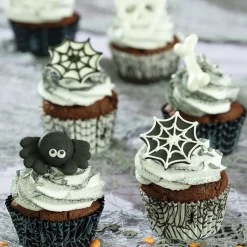 Cupcake Vormpjes Halloween Spinnenweb Ø50x32(h) cm 36 stuks