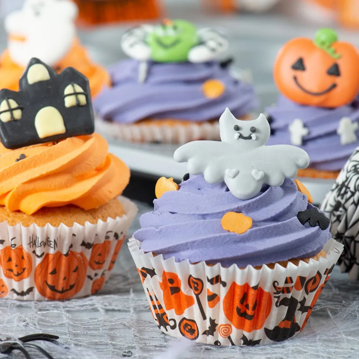 Cupcake Vormpjes Halloween Ø50x32(h) 36 stuks