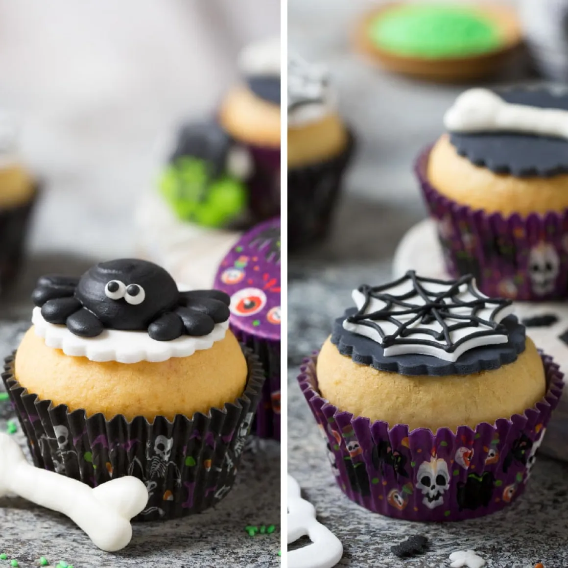 Cupcake Vormpjes Happy Halloween Ø50x32(h) mm 36 stuks