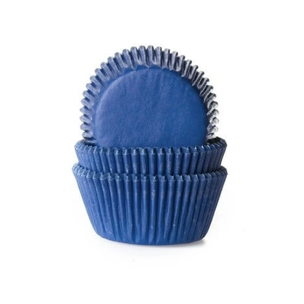 Cupcake Vormpjes HoM Donker Blauw 50x33mm. 50st.