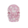Cupcake Vormpjes HoM Geboorte Roze 50x33mm. 50st.