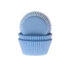 Cupcake Vormpjes HoM Licht Blauw 50x33mm. 50st.