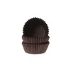 Cupcake Vormpjes HoM MINI Bruin 35x23mm. 60 st.