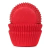 Cupcake Vormpjes HoM MINI Dieprood 35x23mm. 500st.