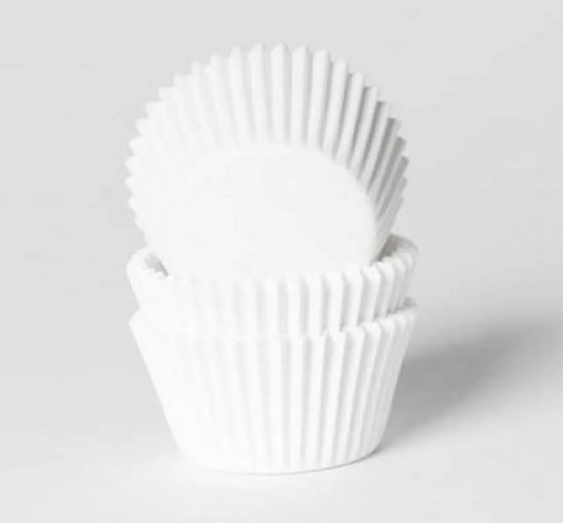 Cupcake Vormpjes HoM MINI Wit 35x23mm. 500st.
