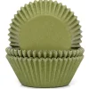 Cupcake Vormpjes HoM Mosgroen 50x33mm. 50st.