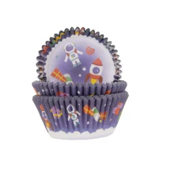 Cupcake Vormpjes HoM Ruimte 50x33mm. 50st.