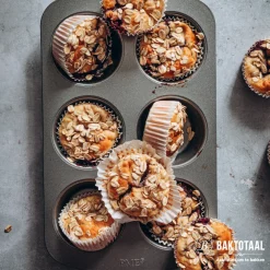 Cupcake Vormpjes HoM Wit 50x33mm. 50st.