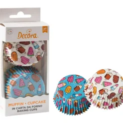 Cupcake Vormpjes IJsjes Ø50x32(h)mm 36 stuks