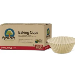Cupcake Vormpjes Kraft Ongebleekt 50x35mm 240st.