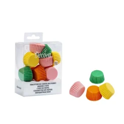 Cupcake Vormpjes MINI Kleurmix Ø27x17(h) mm 200 stuks