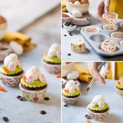 Cupcake Vormpjes Paashaas Ø50x32(h)mm 36 stuks