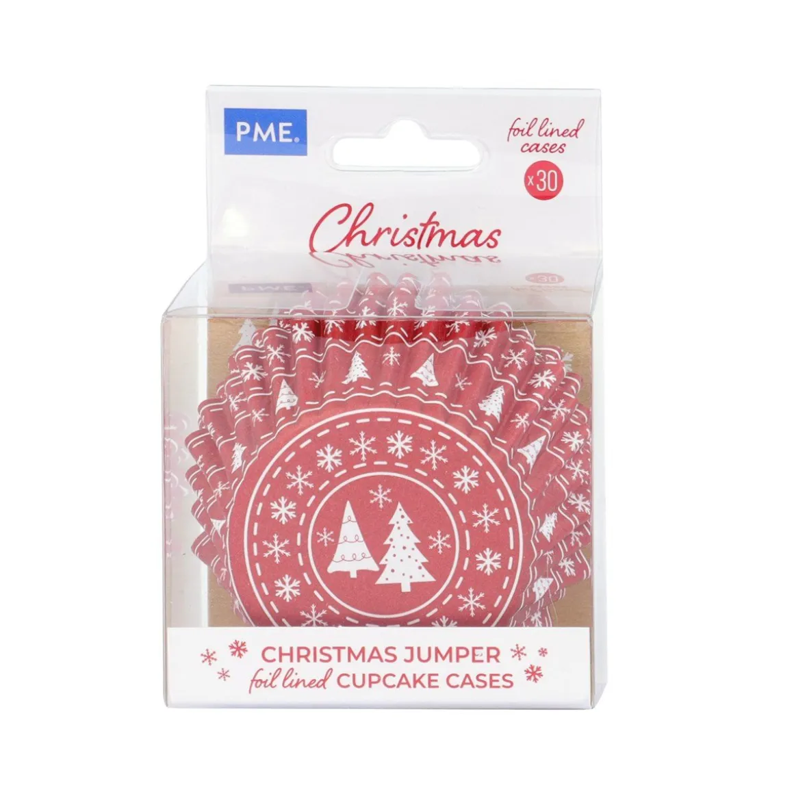 Cupcake Vormpjes PME Kersttrui 30 stuks