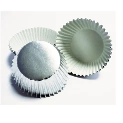 Cupcake Vormpjes PME MINI Zilver 45 stuks