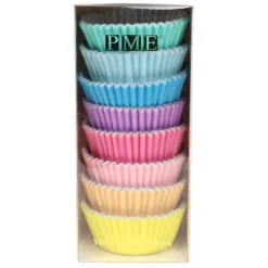 Cupcake Vormpjes PME Pastel Mix 100 stuks