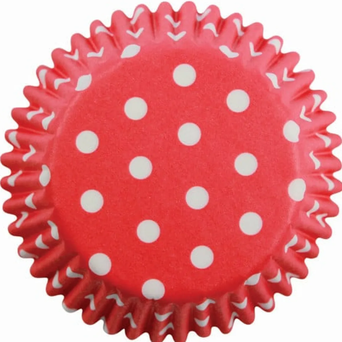 Cupcake Vormpjes PME Rood polka dots 30 stuks
