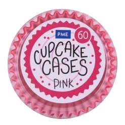 Cupcake Vormpjes PME Roze 60 stuks
