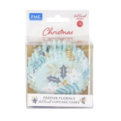 Cupcake Vormpjes PME Winter Bloemen 30 stuks**