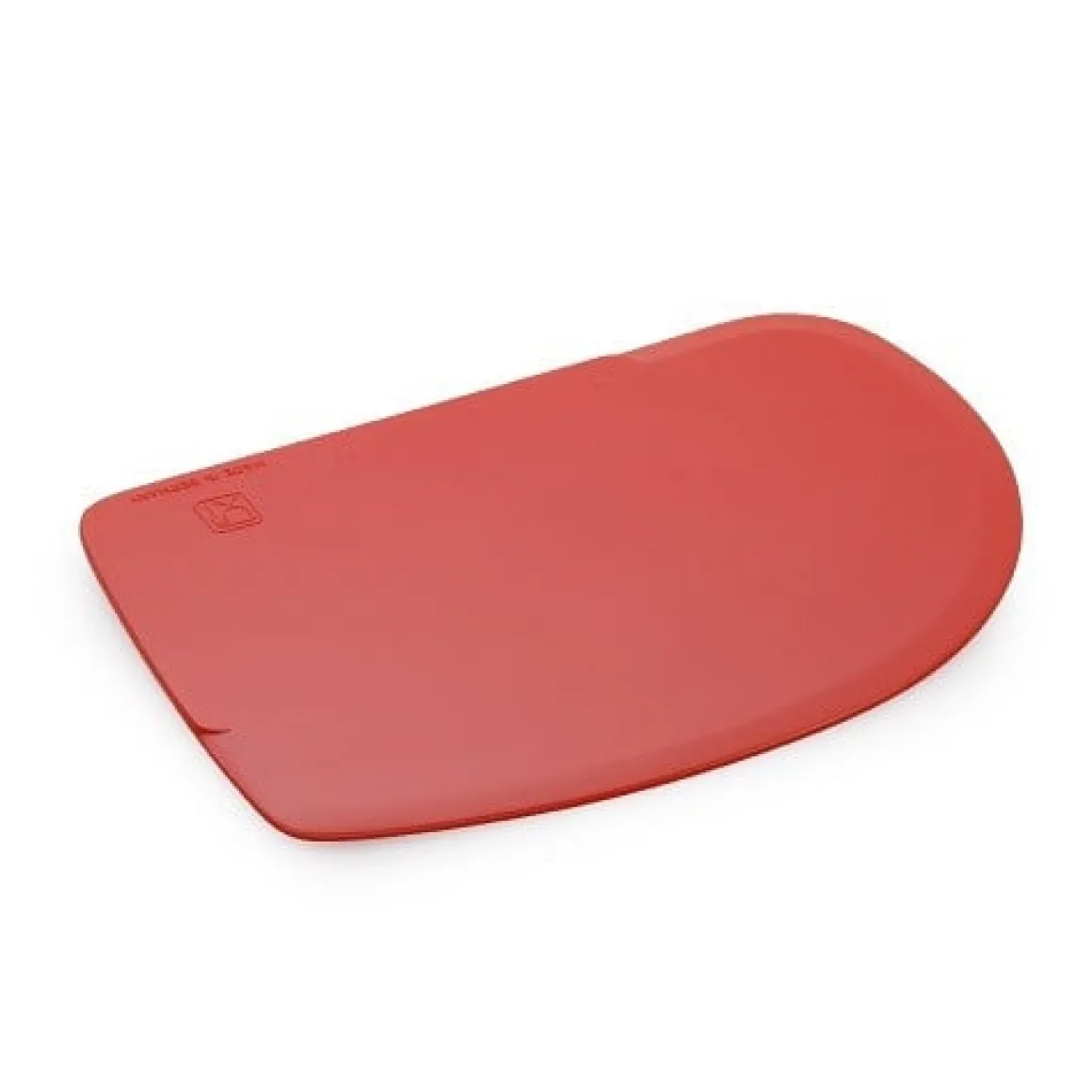 Deegkrabber Kunststof Asymmetrisch Rood 12x8,6cm